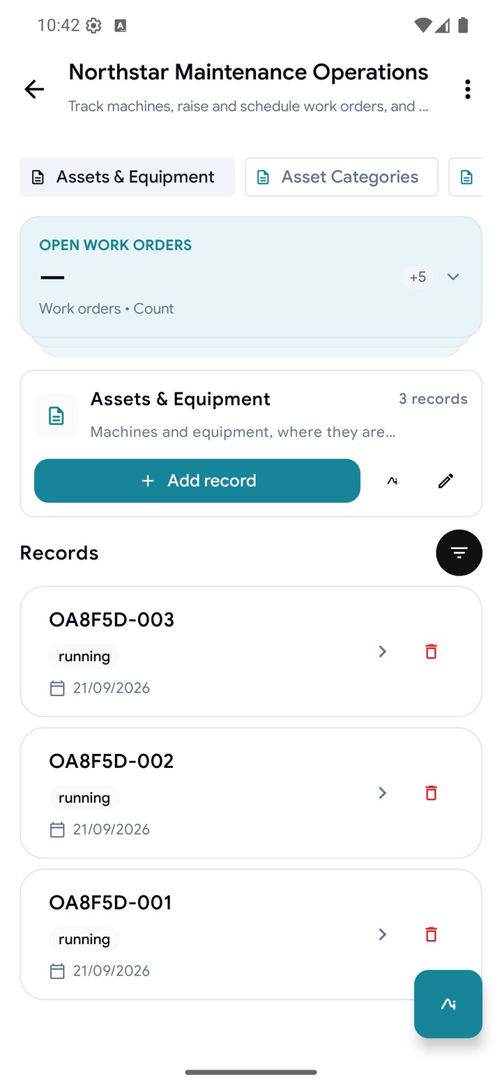 A TraceSource App open on a phone