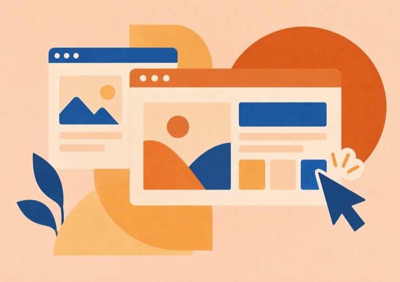 Website app cover illustration